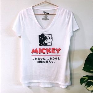 Graphic Mickey Mouse Tee Shanghai , Size Large